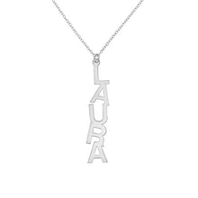 Load image into Gallery viewer, Block Name Drop Necklace
