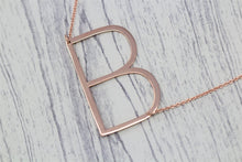 Load image into Gallery viewer, Large Letter Initial Necklace
