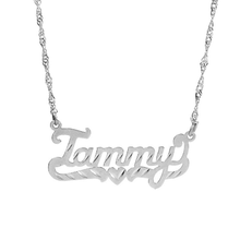 Load image into Gallery viewer, &quot;Tammy&quot; Style Name Necklace
