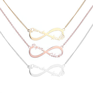 Infinity Two-Name Necklace