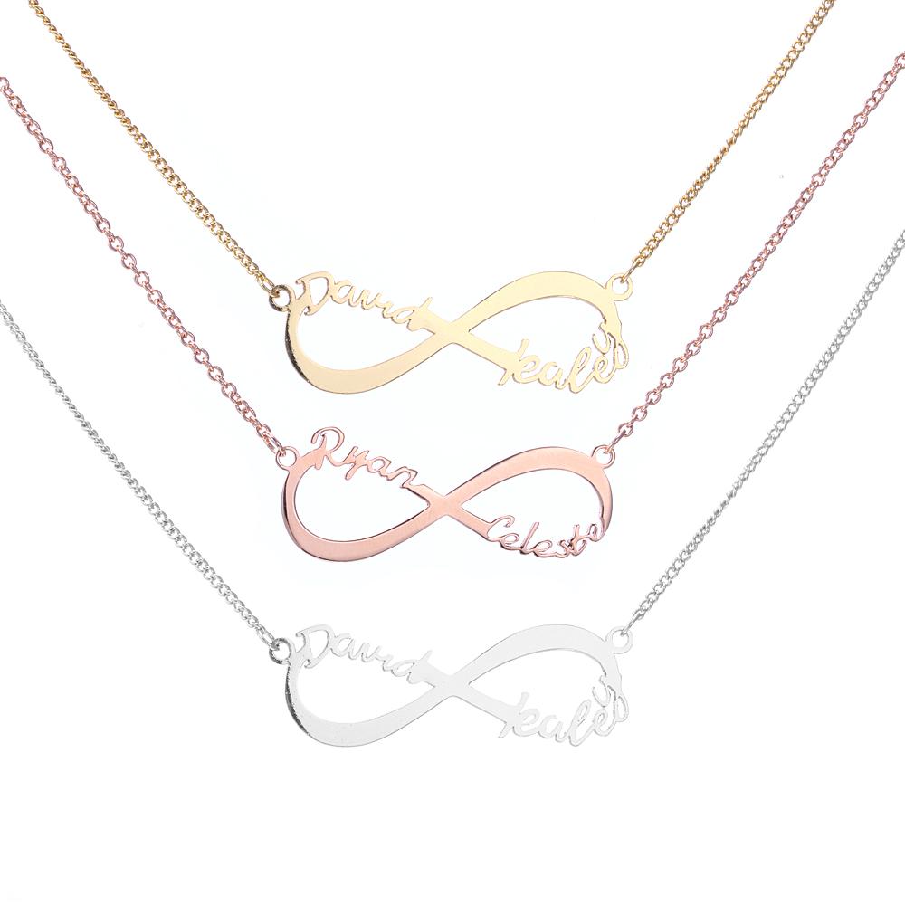 Infinity Two-Name Necklace