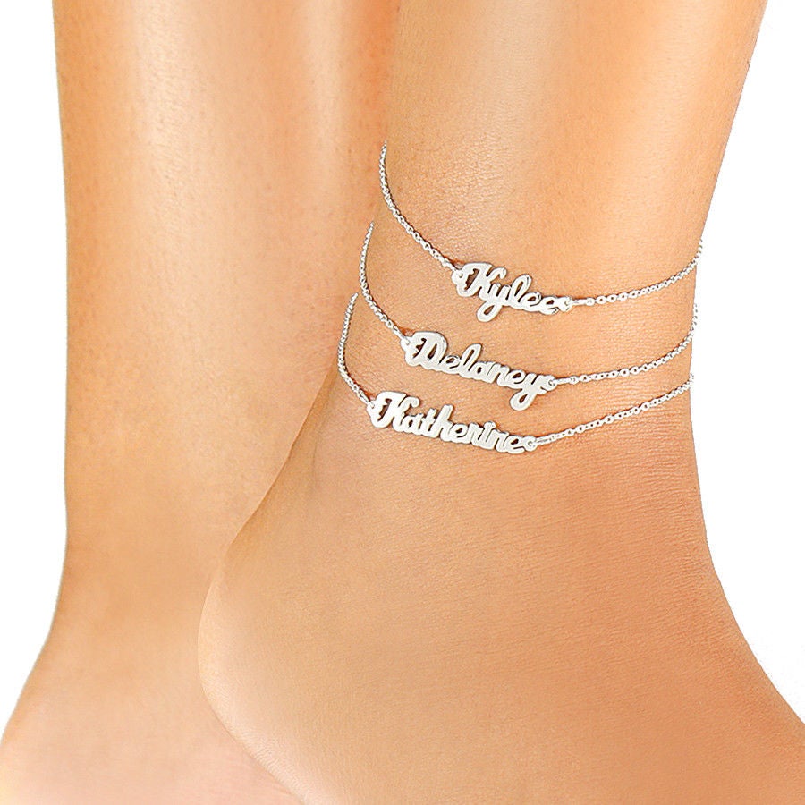 Three Name Necklace/Bracelet/Anklet