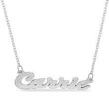 Load image into Gallery viewer, &quot;Carrie&quot; Style Name Necklace
