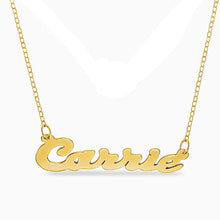 Load image into Gallery viewer, &quot;Carrie&quot; Style Name Necklace
