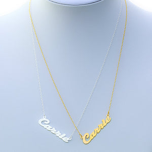 "Carrie" Style Name Necklace